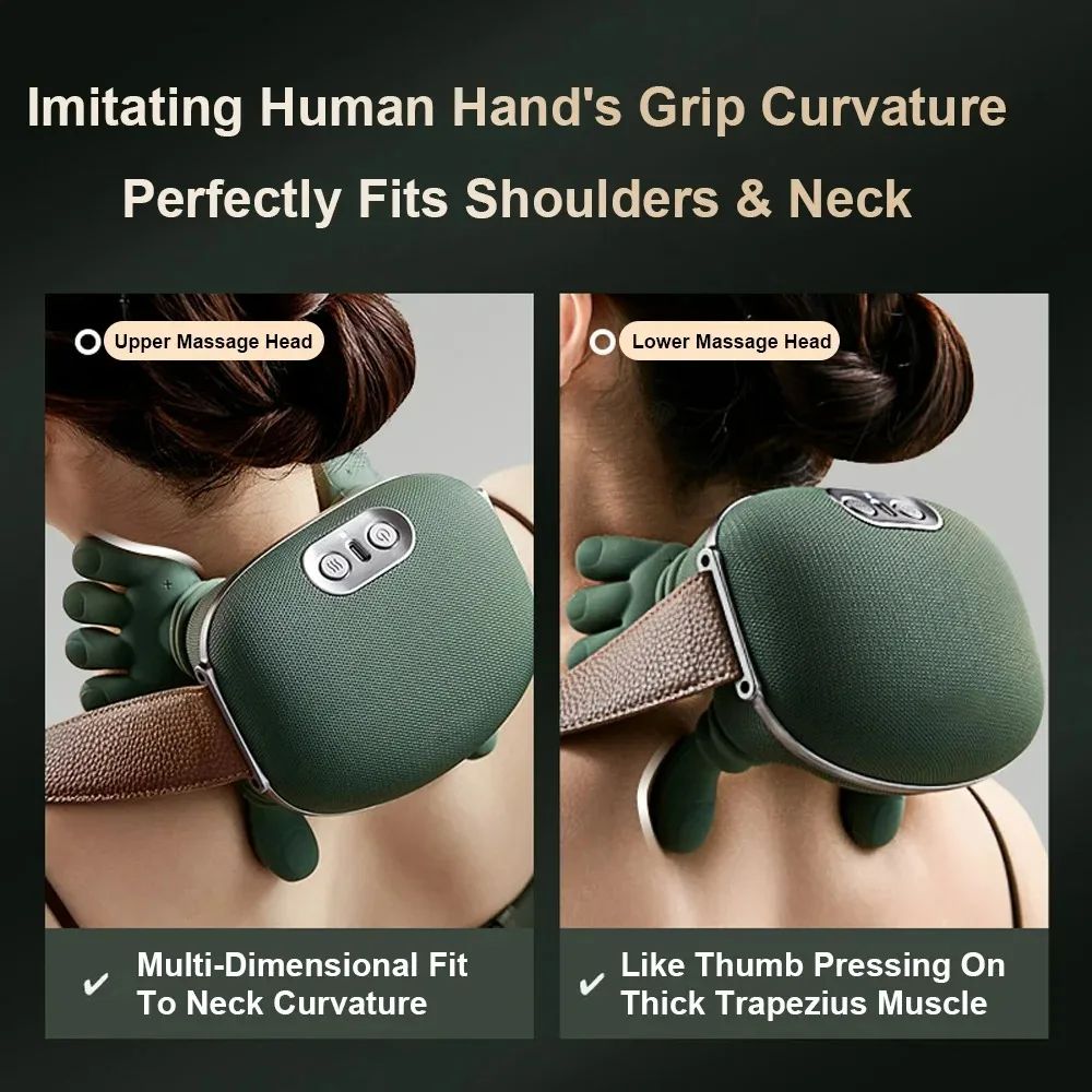 N7 Massage Master 4D Shiatsu Neck and Shoulder Massager with Heat | Cordless Electric Deep Tissue Kneading Back Massager Price in Pakistan